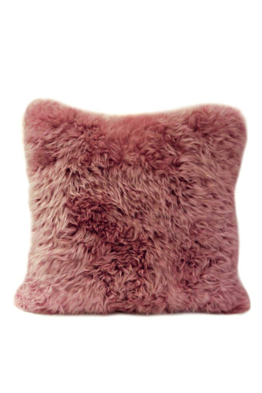 Wool dusty rose cushion
